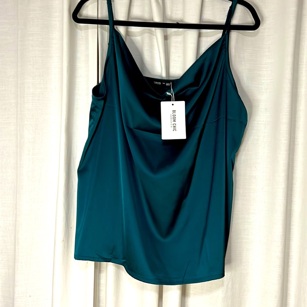 Silky turquoise cami 2x NWT